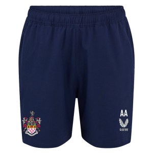 Castore Woven Training Short (Zip Pockets) - Navy/White