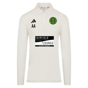 adidas-SS Elite Long-Sleeve Polo Shirt - Ivory/White