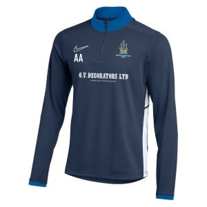 Nike Dri-FIT Academy 25 Drill Top - Obsidian/Royal Blue/White