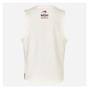 Zelus-Nike Cricket Sleeveless Thermal Top - Sail/Obsidian