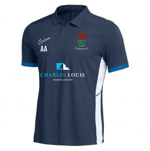 Nike Dri-FIT Academy 25 Polo - Obsidian/Royal Blue/White