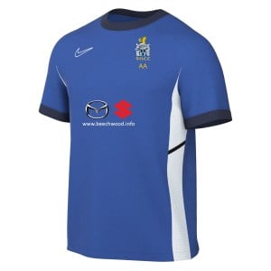 Nike Academy 25 Short-Sleeve Training Top - Royal Blue/Obsidian/White