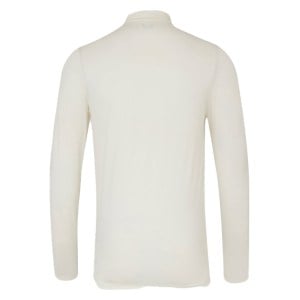 Castore Cricket LS Polo Tech - Cream/Black