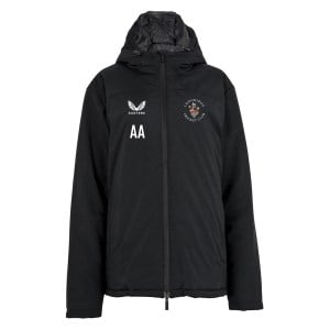 Castore Standard Length Bench Jacket - Black/White