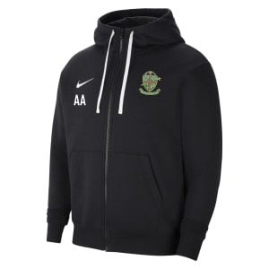 Nike Team Club 20 Fleece Full-Zip Hoodie - Black/White/White