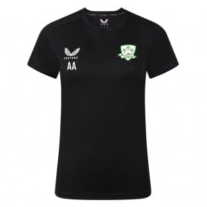 Castore Short Sleeve Womens Training Tee - Black/White