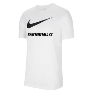 Nike Team Club 20 Swoosh Tee (M) - White/Black