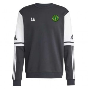 adidas Squadra 25 Sweat Crew Top - Black/White