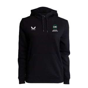 Castore Cotton Womens Brushback Hoody - Black