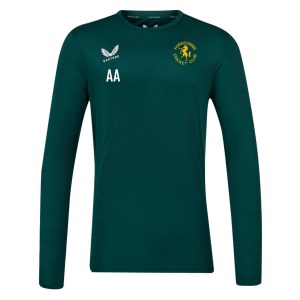 Castore Long Sleeve Training Tee - Green/White