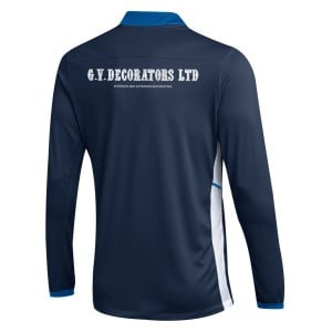 Nike Dri-FIT Academy 25 Knit Track Jacket - Obsidian/Royal Blue/White