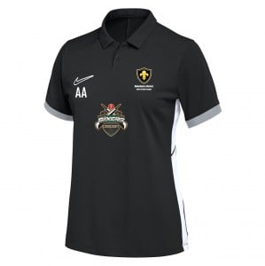 Nike Dri-FIT Academy 25 Polo (W) - Black/White/White