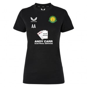 Castore Short Sleeve Womens Training Tee - Black