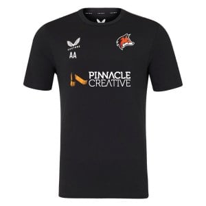 Castore Cotton Leisure T-Shirt - Black/White