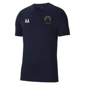 Nike Team Club 20 Cotton T-Shirt (M) - Obsidian/White