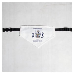 Kitlocker-Merchandise Pet Bandana with Black Collar - White