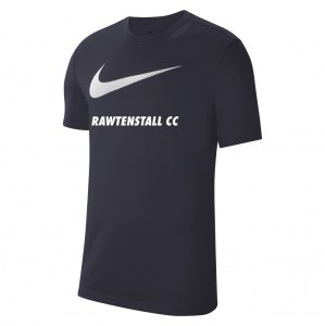 Nike Team Club 20 Swoosh Tee (M) - Obsidian/White