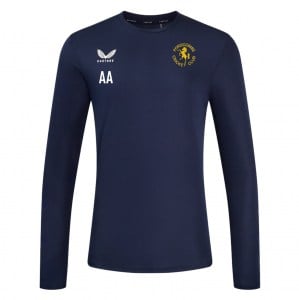 Castore Long Sleeve Training Tee - Navy/White