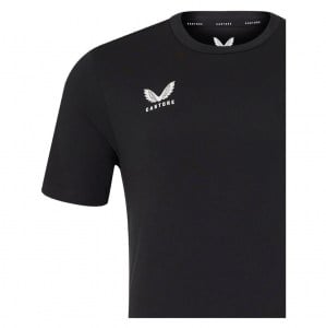 Castore Cotton Leisure T-Shirt - Black/White