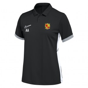 Nike Dri-FIT Academy 25 Polo (W) - Black/White/White