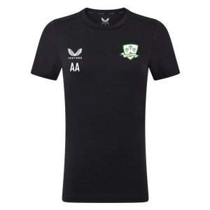 Castore Cotton Leisure T-Shirt (W) - Black/White