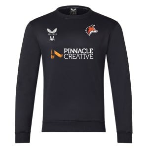 Castore Brushback Sweatshirt - Black/White