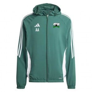 adidas Tiro 24 Windbreaker - team dark green/white