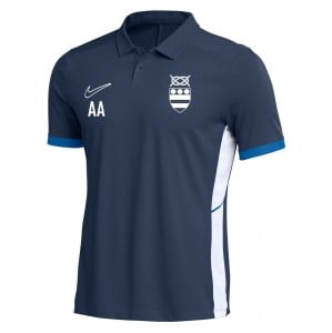 Nike Dri-FIT Academy 25 Polo - Obsidian/Royal Blue/White