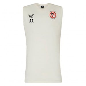 Castore Cricket Vest - Cream/Black