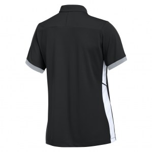 Nike Dri-FIT Academy 25 Polo (W) - Black/White/White