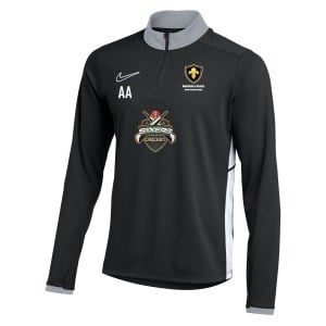 Nike Dri-FIT Academy 25 Drill Top - Black/White/White