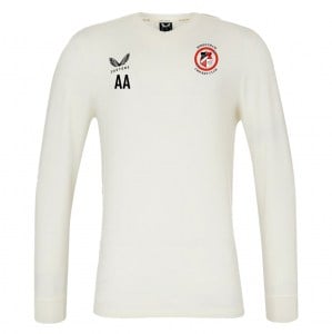 Castore Cricket Sweatshirt - Cream/Black