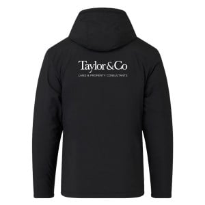 Castore Standard Length Bench Jacket - Black/White