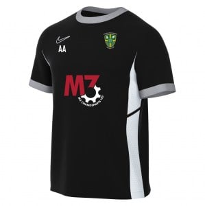 Nike Academy 25 Short-Sleeve Training Top - Black/White/White