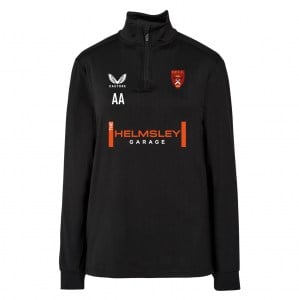 Castore Fleece Brushback 1/4 Zip Midlayer (W) - Black