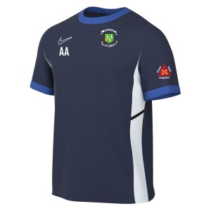 Nike Academy 25 Short-Sleeve Training Top - Obsidian/Royal Blue/White