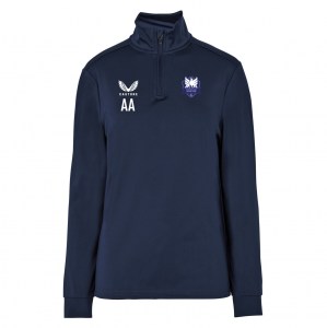 Castore Fleece Brushback 1/4 Zip Midlayer (W) - Navy