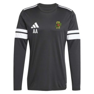 adidas Squadra 25 Long-Sleeve Jersey - Black/White