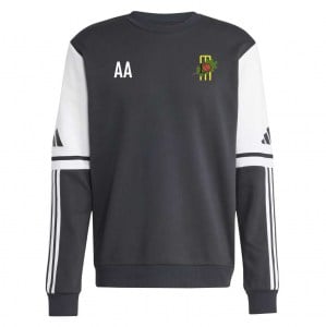 adidas Squadra 25 Sweat Crew Top - Black/White
