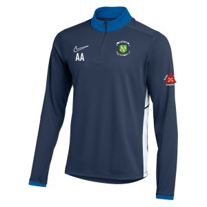 Nike Dri-FIT Academy 25 Drill Top - Obsidian/Royal Blue/White