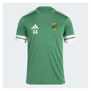 adidas Squadra 25 Short-Sleeve  Jersey - Team Green/White