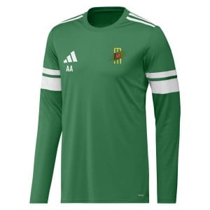 adidas Squadra 25 Long-Sleeve Jersey - Team Green/White
