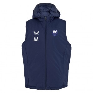 Castore Padded Gilet With Hood 22 - Navy