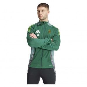 adidas Tiro 24 Competition Training Track Top - Team dark green/Tech Emerald/white