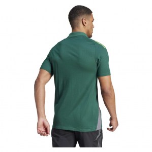 adidas Tiro 24 Competition Polo Shirt - Team dark green/Tech Emerald/white