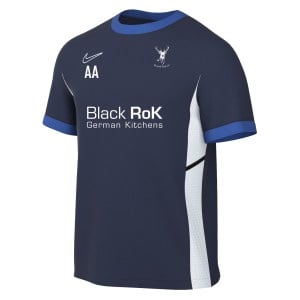 Nike Academy 25 Short-Sleeve Training Top - Obsidian/Royal Blue/White