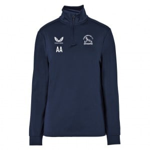 Castore Fleece Brushback 1/4 Zip Midlayer (W) - Navy