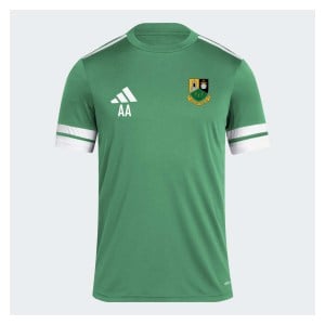 adidas Squadra 25 Short-Sleeve  Jersey - Team Green/White