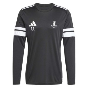 adidas Squadra 25 Long-Sleeve Jersey - Black/White