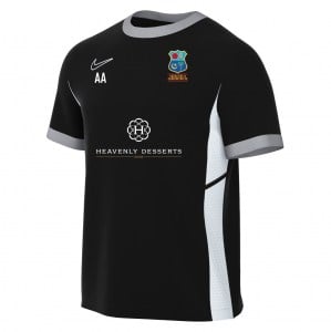 Nike Academy 25 Short-Sleeve Training Top - Black/White/White
